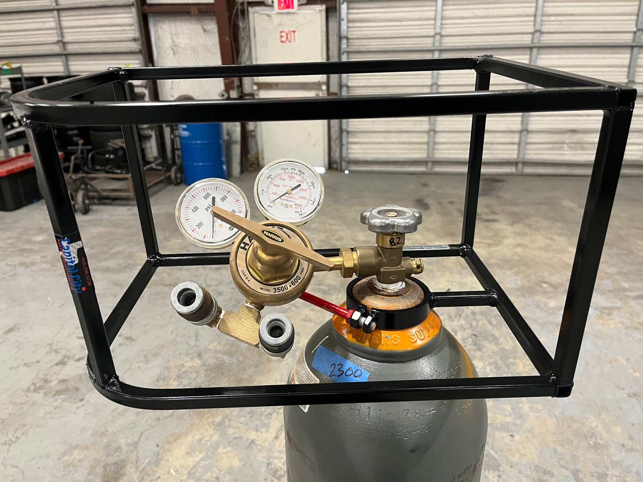 Nitrogen Bottle Cage | Standard